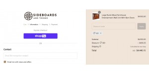 Sideboards and Things coupon code