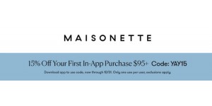 Maisonette coupon code