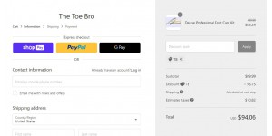 The Toe Bro coupon code