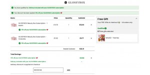 Glossybox coupon code