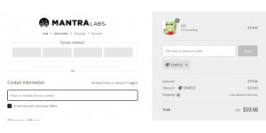 Mantra Labs coupon code