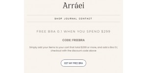 Arraei coupon code