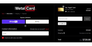 The Metal Card coupon code