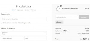 Bracelet Lotus coupon code
