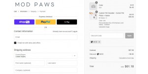 Mod Paws coupon code