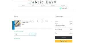 Fabric Envy coupon code