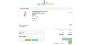 Dance Supplies coupon code