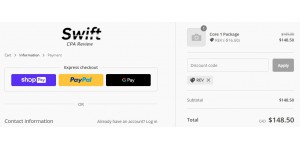 Swift Cpa Review coupon code