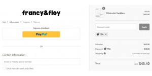 Francy Floy coupon code