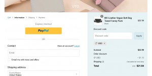 Uto Bag coupon code