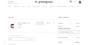 M. Green Grass coupon code