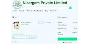 Nisargam coupon code