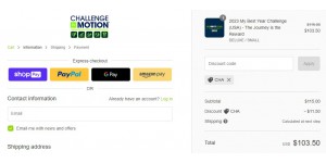 Challenge In Motion coupon code
