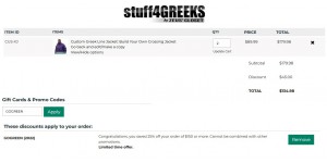 Stuff 4 Greeks coupon code