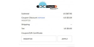 Goggles N More coupon code