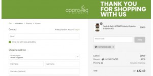Approved Vitamins coupon code