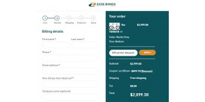 Zize Bikes coupon code