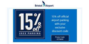 Bristol Airport coupon code