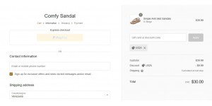 Comfy Sandals coupon code