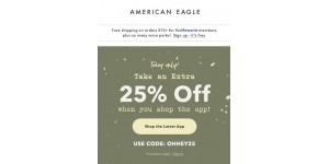 American Eagle coupon code