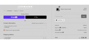 Lehmann Design Haus coupon code