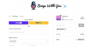 Songs With You coupon code