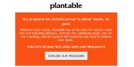 Plantable discount code