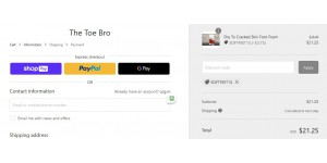 The Toe Bro coupon code