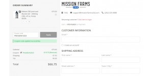 Mission Farms CBD coupon code
