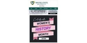 Wayne State University coupon code