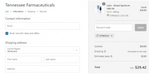 Tennessee Farmaceuticals coupon code