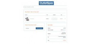 OutletSpas coupon code