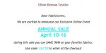 Elliott Berman Textiles discount code