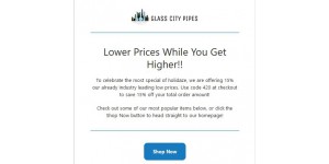 Glass City Pipes coupon code