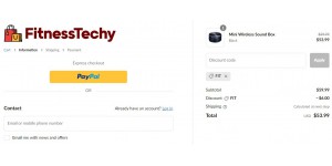 Fitnesstechy coupon code