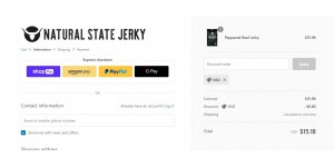 Natural State Jerky coupon code