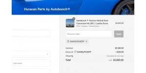 Huracan Parts by Autobunch® coupon code