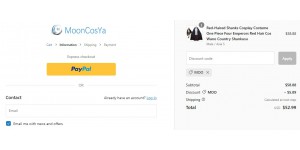 MoonCosYa coupon code