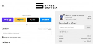 Three Sixty Six coupon code