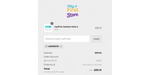 myFirst UK coupon code