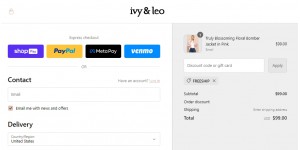 ivy & leo coupon code