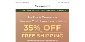 Canvas World coupon code