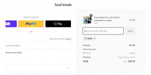 Soul Insole coupon code