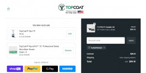 Topcoat Products coupon code