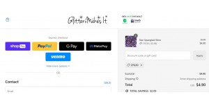 Glitter Makes It coupon code