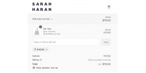 Sarah Haran coupon code