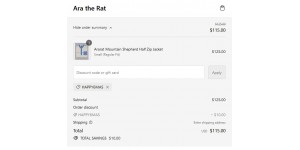 Ara the Rat coupon code