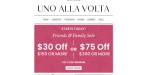 Uno Alla Volta coupon code