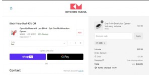 Kitchen Mama coupon code