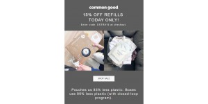Common Good coupon code